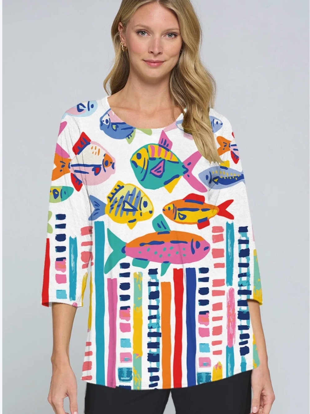 Et Lois Colorful Top Size Large
